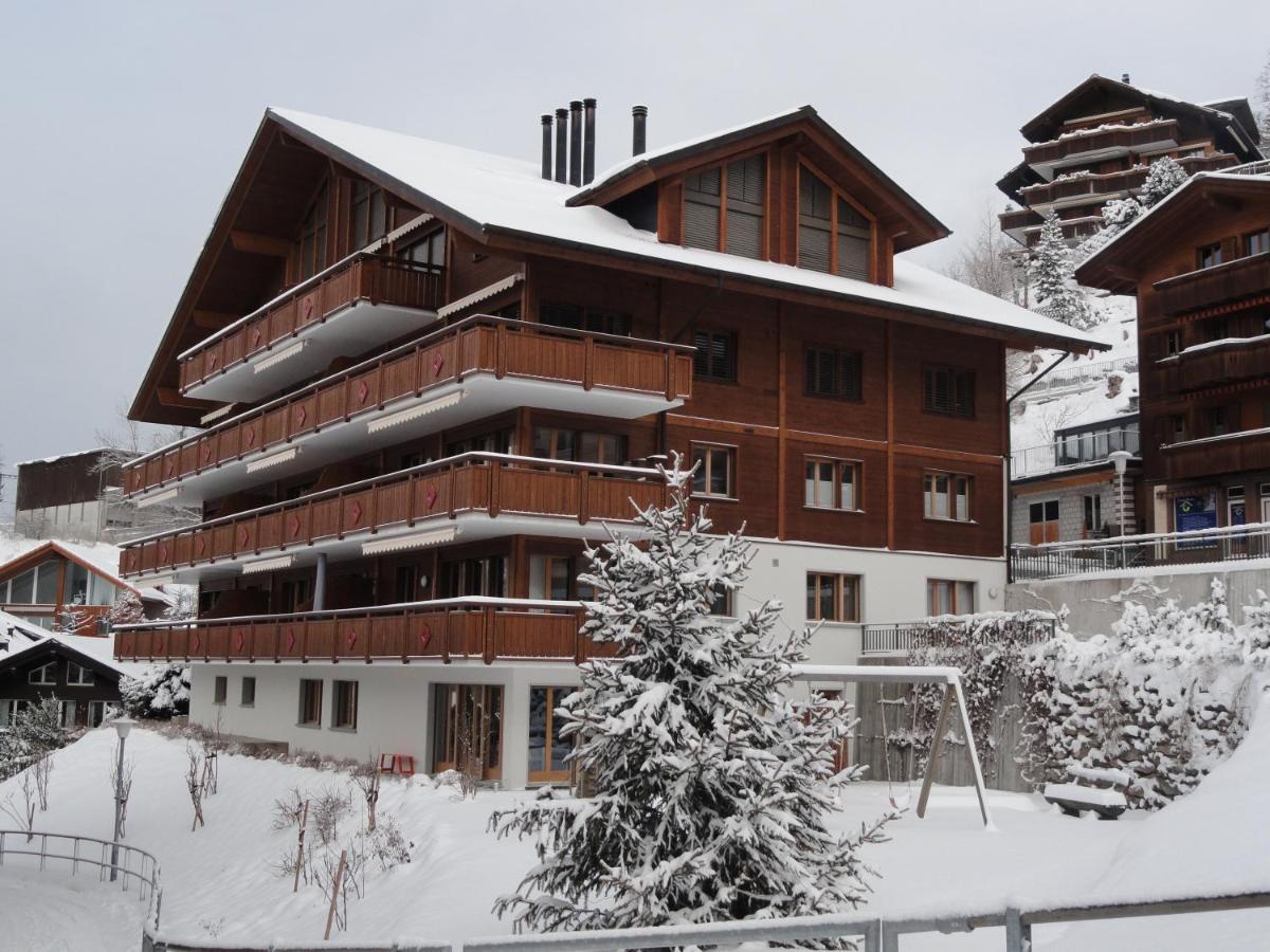 Chalet Bella Vista 3 Apartment Wengen Luaran gambar