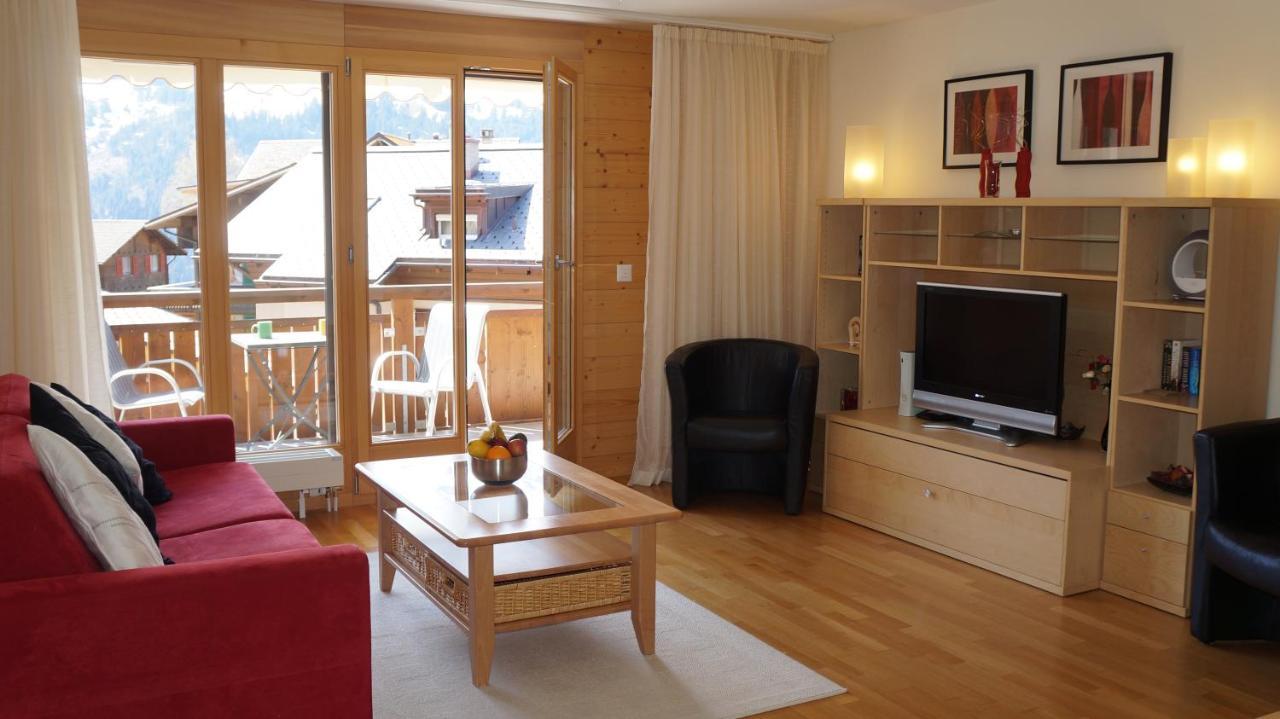 Chalet Bella Vista 3 Apartment Wengen Luaran gambar